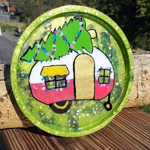 🎄Rustic Christmas Coaster🎄💖 - Picture 2 of 10